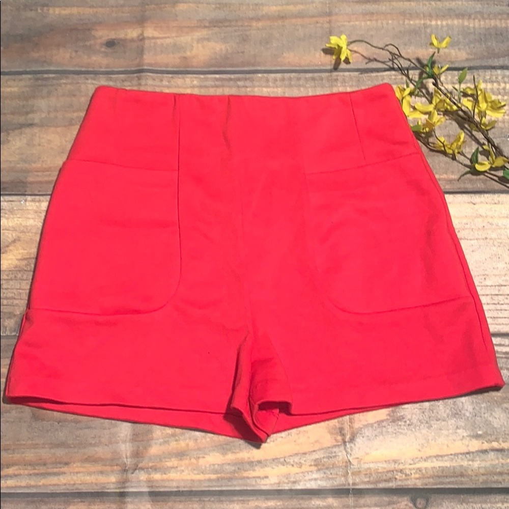 Anthropology a is for audrey high waisted shorts size Med